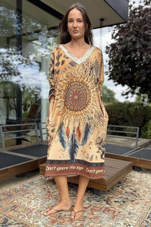 Made in Italy Ezra T Shirt Midi Dress Dreamcatcher